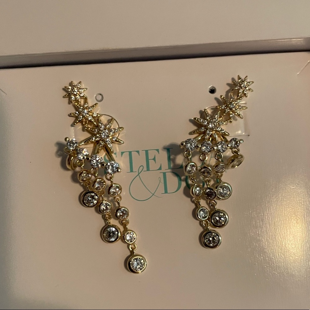 Star Struck Ear Jackets from Stella & Dot NEW in original box
